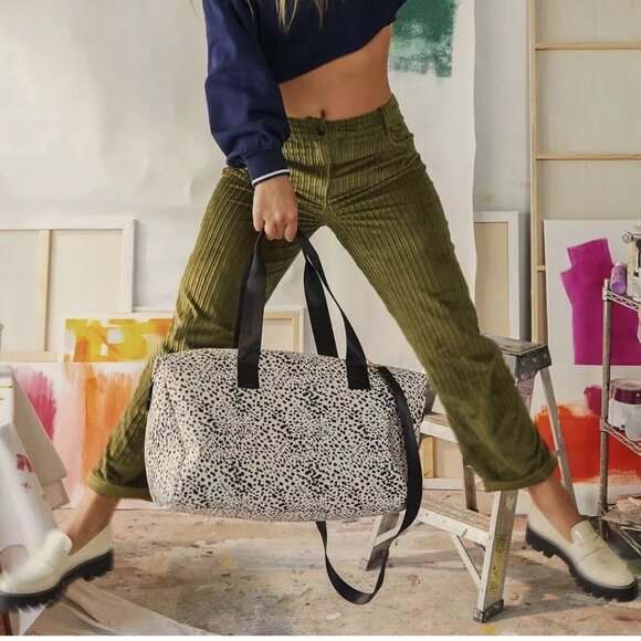 Mali + Lili Handbags - Mali + Lili Weekender Bag in Leopard Print